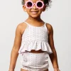 All Neutral | Mini Down in Front Ruffle Bottoms