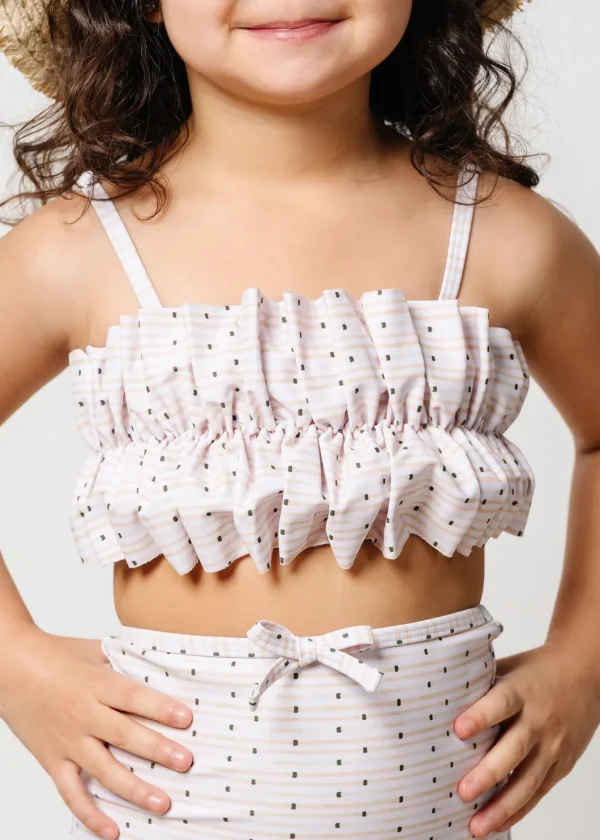All Neutral | Mini Oversized Ruffle Top
