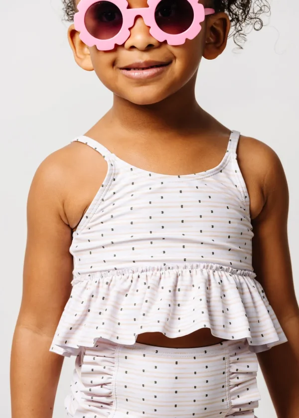 All Neutral | Mini Peplum Top