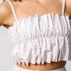 All Neutral | Youth Oversized Ruffle Top