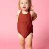 Amber Brown | Baby Romper One-Piece