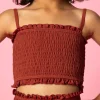 Amber Brown | Mini Bandeau Top