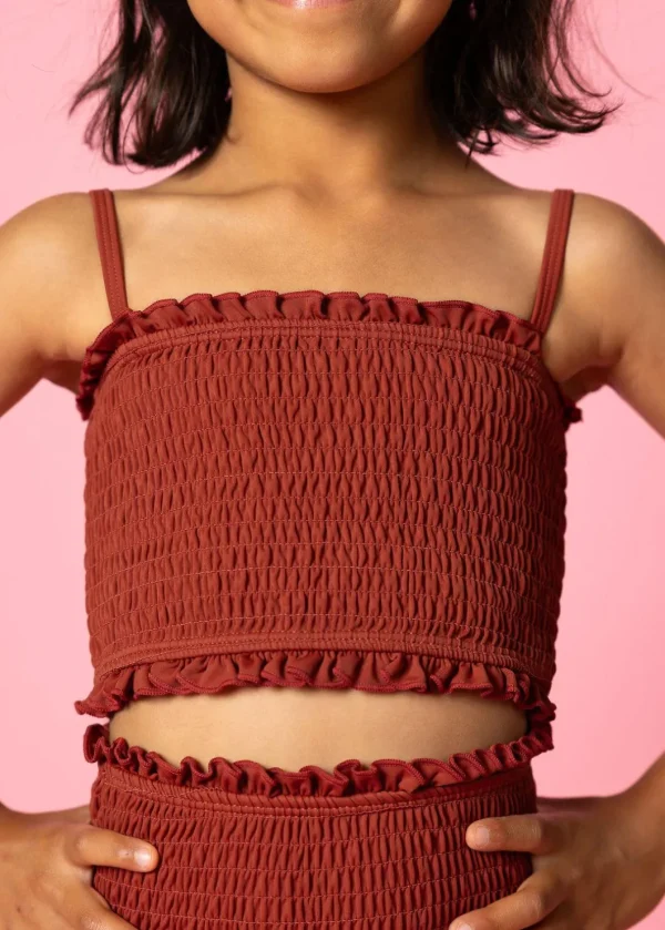 Amber Brown | Mini Bandeau Top