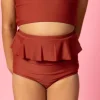 Amber Brown | Mini Peplum Bottoms