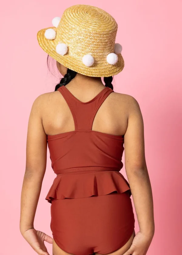 Amber Brown | Mini Peplum Bottoms