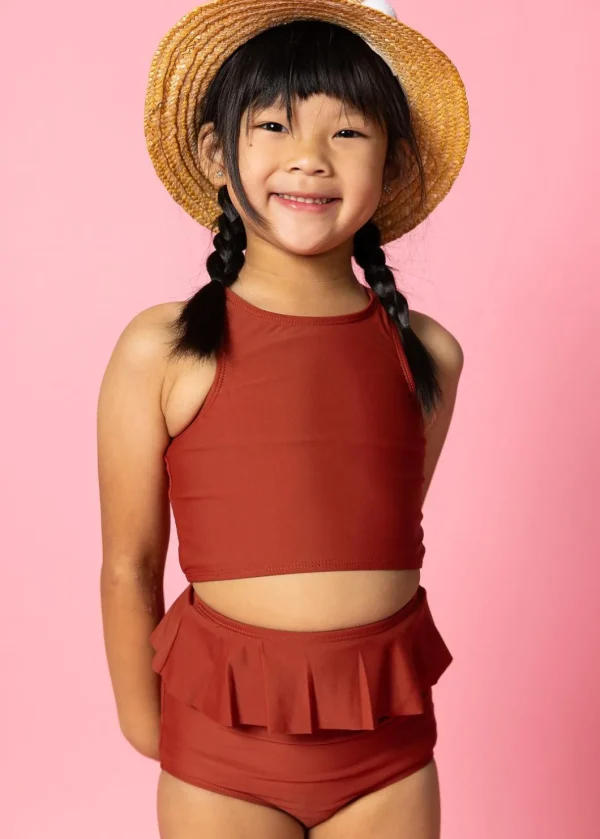 Amber Brown | Mini Racer Back Top