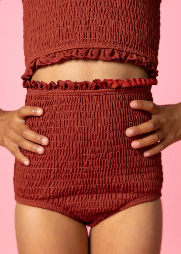 Amber Brown | Mini Smocked Bottoms