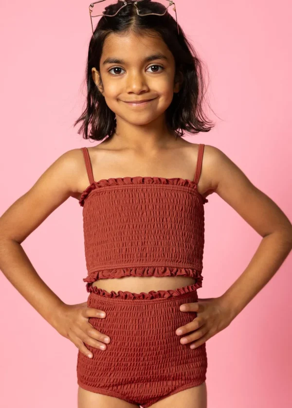 Amber Brown | Mini Smocked Bottoms