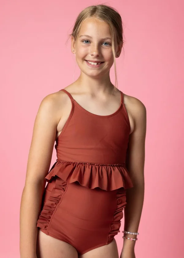 Amber Brown | Youth Peplum Top