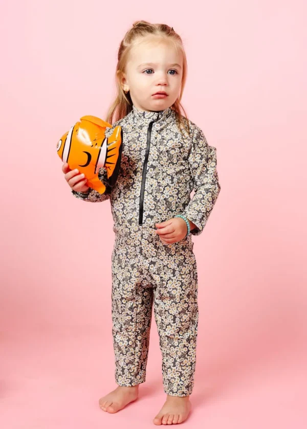 Antique Daisy | Baby Rashguard One-Piece (Unisex)