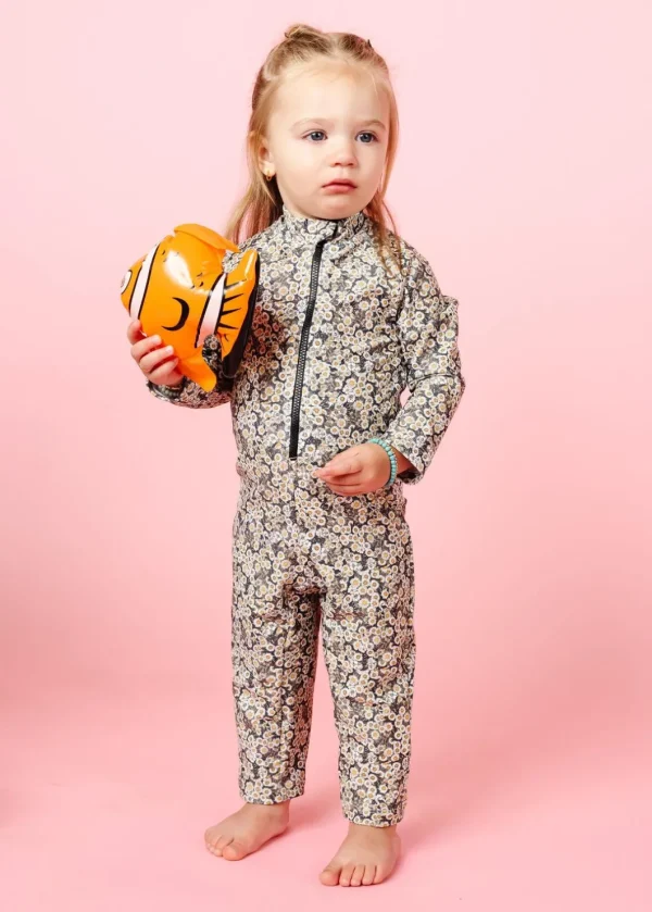 Antique Daisy | Baby Rashguard One-Piece (Unisex)