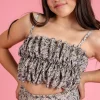 Antique Daisy | Youth Oversized Ruffle Top