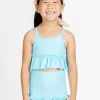 Arctic Blue | Mini Peplum Top