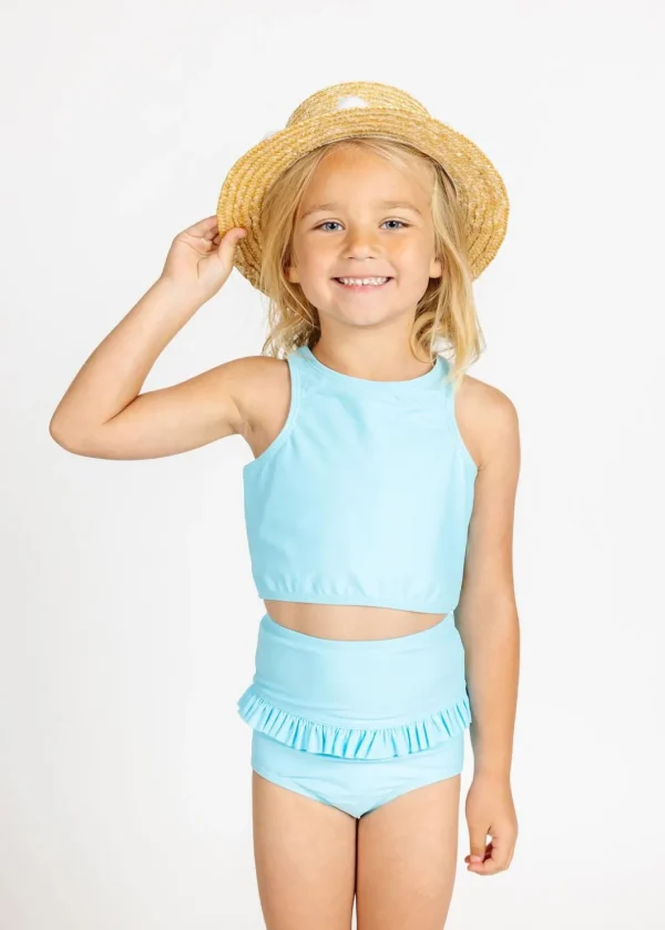 Arctic Blue | Mini Racer Back Top