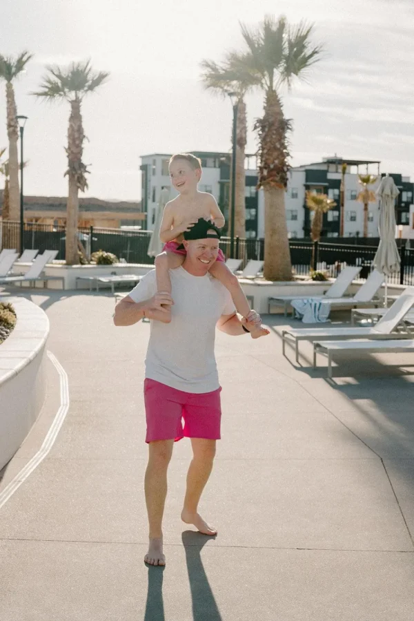 Azalea Pink | Mens Boardies