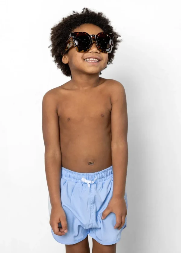 Barely Blue | Mini Retro Shorties