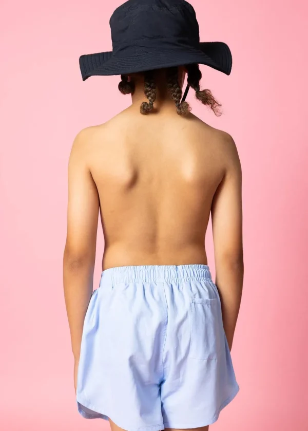 Barely Blue | Mini Retro Shorties