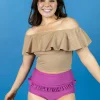 Berry | Mid-Ruffle Bottoms