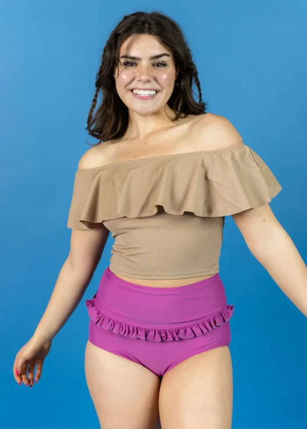 Berry | Mid-Ruffle Bottoms