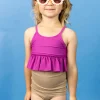 Berry | Mini Peplum Top