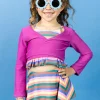 Berry | Mini Wrap Top Rashguard