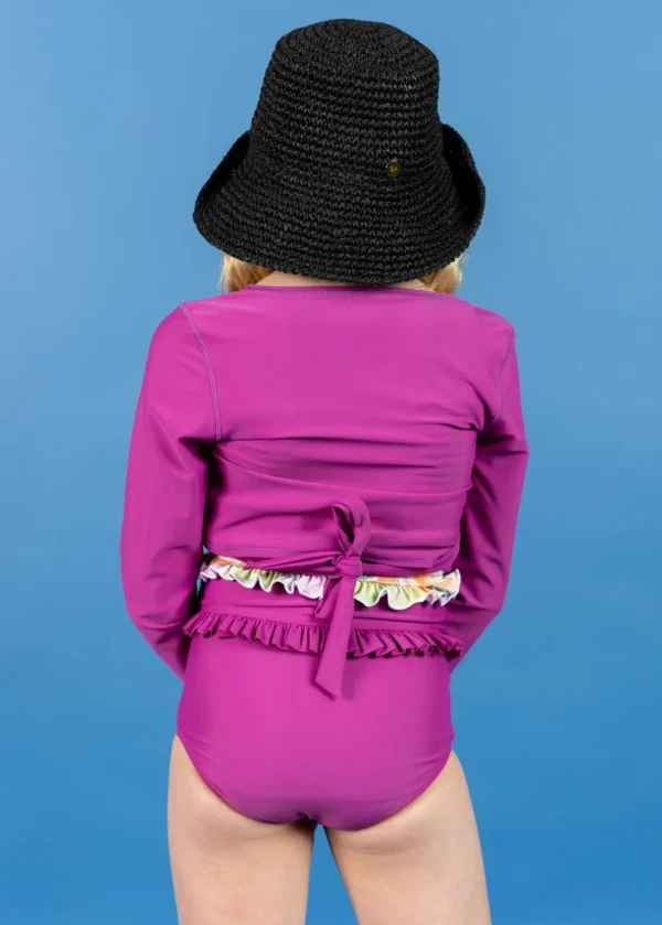 Berry | Youth Wrap Top Rashguard