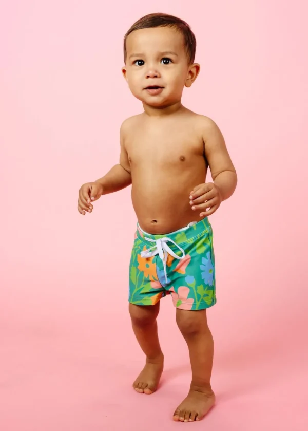 Big Blooms | Baby Euro Shorts