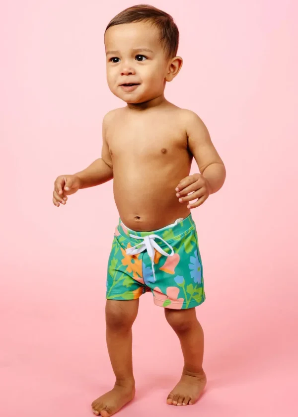 Big Blooms | Baby Euro Shorts