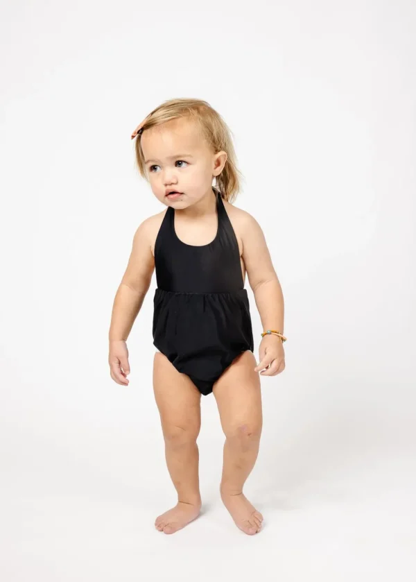 Black | Baby Romper One-Piece