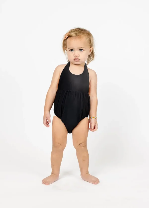Black | Baby Romper One-Piece