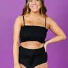 Black | Bandeau Top