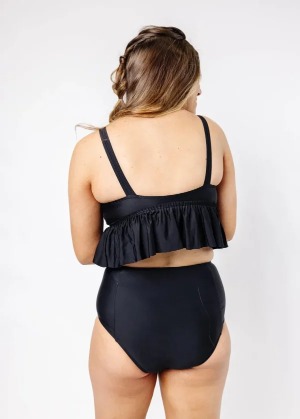 Black | Cut High Bottoms
