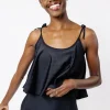 Black | Extended High-Waisted Bottoms