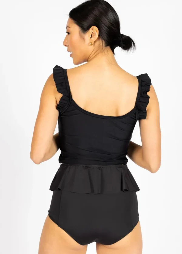 Black | Flutter Top