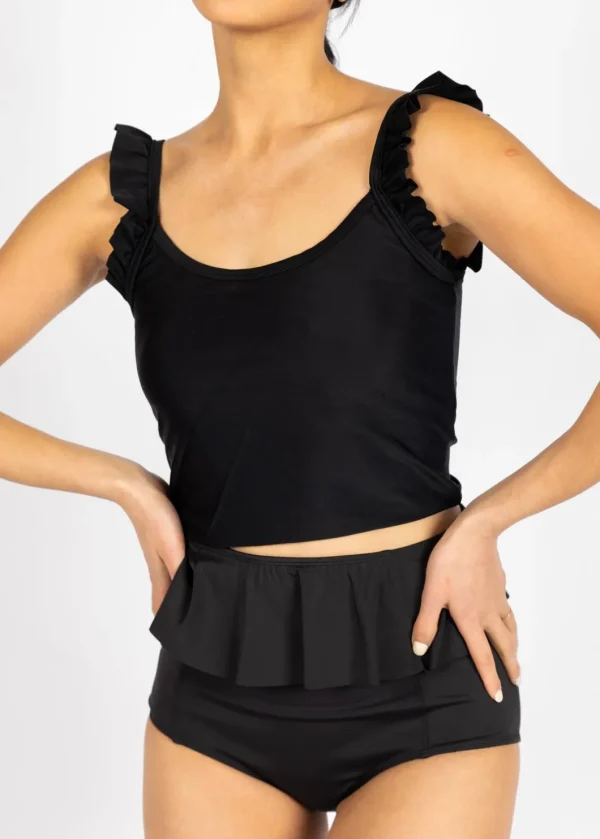 Black | Flutter Top