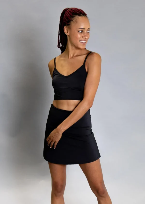 Black | High-Waisted Skirt