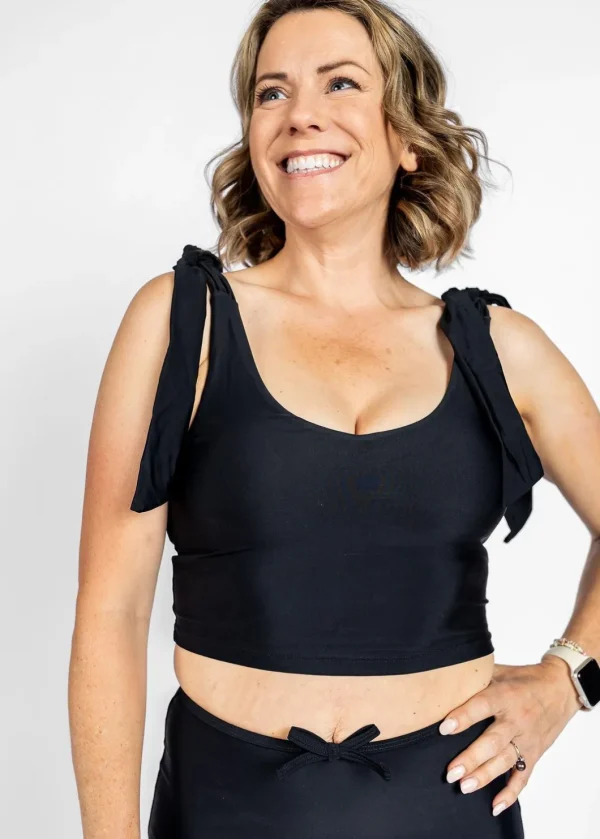 Black | Knot Top