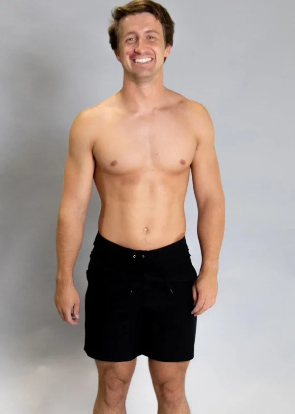 Black | Mens Swim Trunks