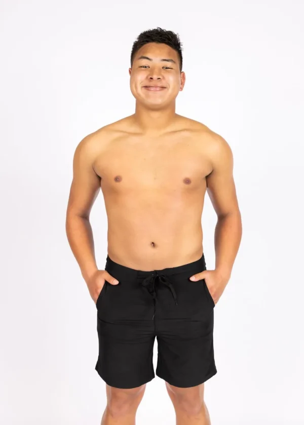 Black | Mens Swim Trunks