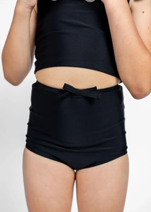 Black | Mini Bow Bottoms