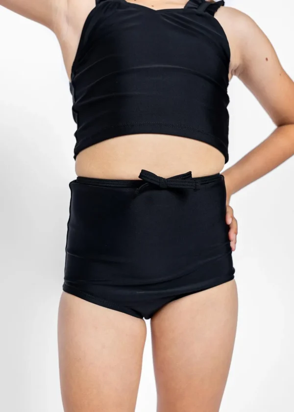 Black | Mini Bow Bottoms