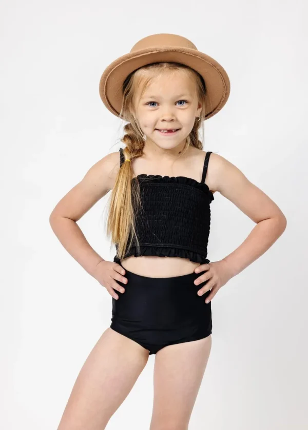 Black | Mini High-Waisted Bottoms
