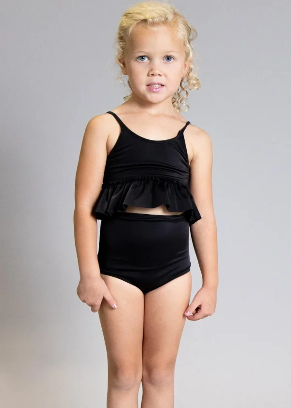 Black | Mini High-Waisted Bottoms
