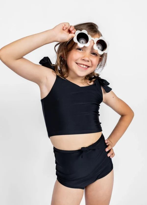 Black | Mini Knot Top
