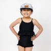 Black | Mini Peplum Top