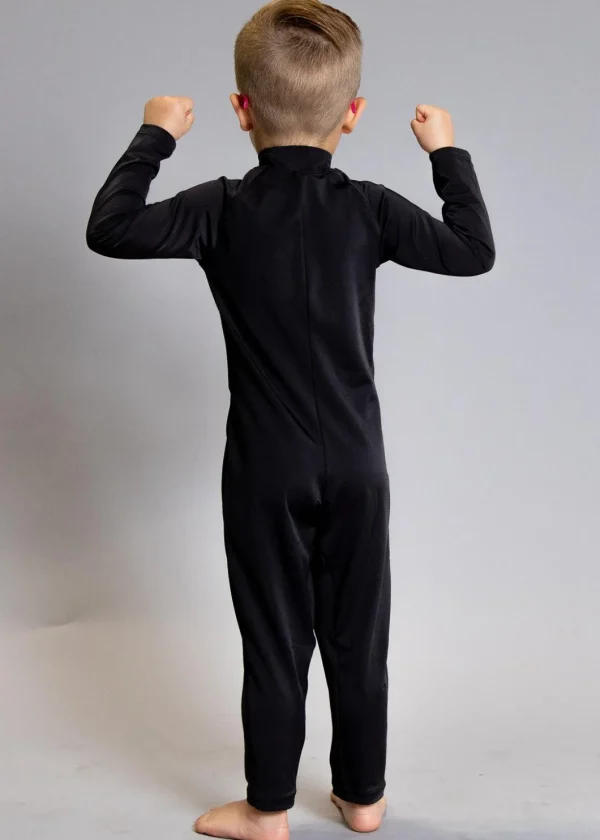 Black | Mini Rashguard One-Piece (Unisex)