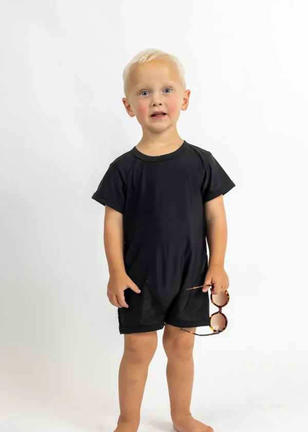 Black | Mini Shorties Rashguard (Unisex)