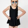 Black | Mini Skirted One-Piece