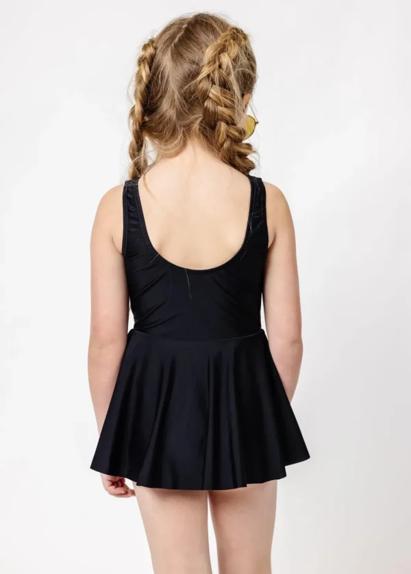 Black | Mini Skirted One-Piece