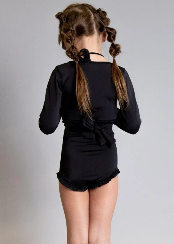 Black | Mini Wrap Top Rashguard